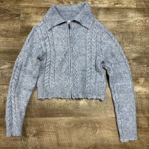 Willow & Wind Wool Blend Full Zip Cardigan Size Small